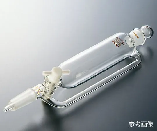 3-9609-01　平衡分离式漏斗 (特氟隆 (R) Cock) 50mL普通滑动　2156/01/01