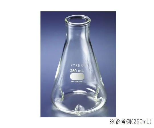 2-9436-03　带挡板的埃伦迈尔烧瓶　4450-500