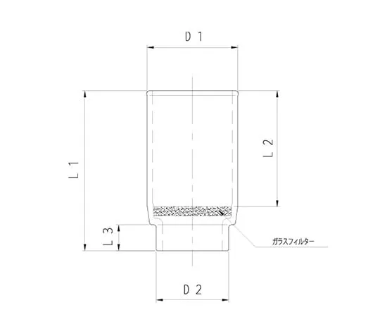 63-2587-86　玻璃过滤器坩埚　3910-1G1