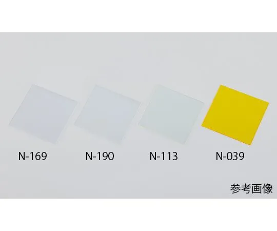 4-1474-07　紫外线切割丙烯酸板克拉雷克斯®透明5件　N-190-2-□100