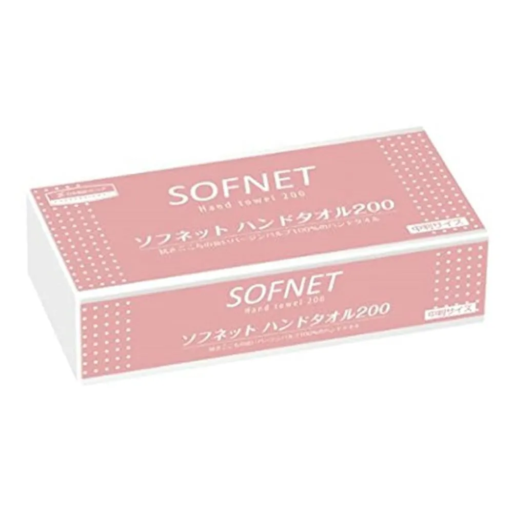 2-7246-11　SOFNET手巾200 220 x 215 mm 200件x 30袋　36300