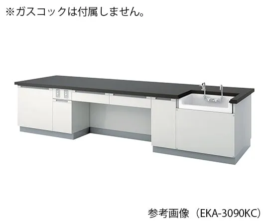 3-7659-01　教师实验台2400 x 900 x 800 mm　EKA-2490KC