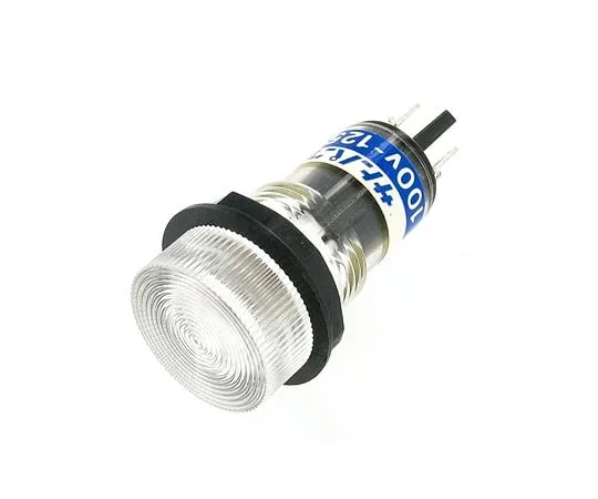 63-3158-51　Neon Bracket Cylindrical 100 V to 125 V AC Transparent　BN-2-1-C