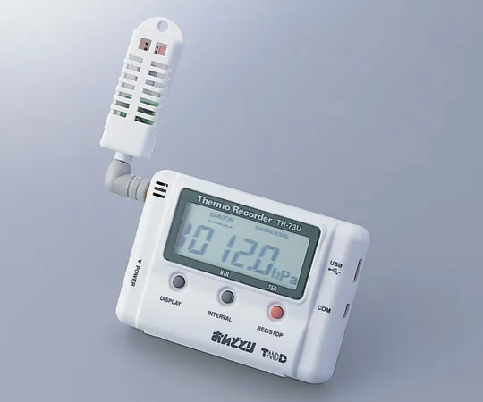1-9822-01-20　Ondotori Atmospheric Pressure/Temperature/Humidity Data Logger with Calibration Certificate　TR-73U
