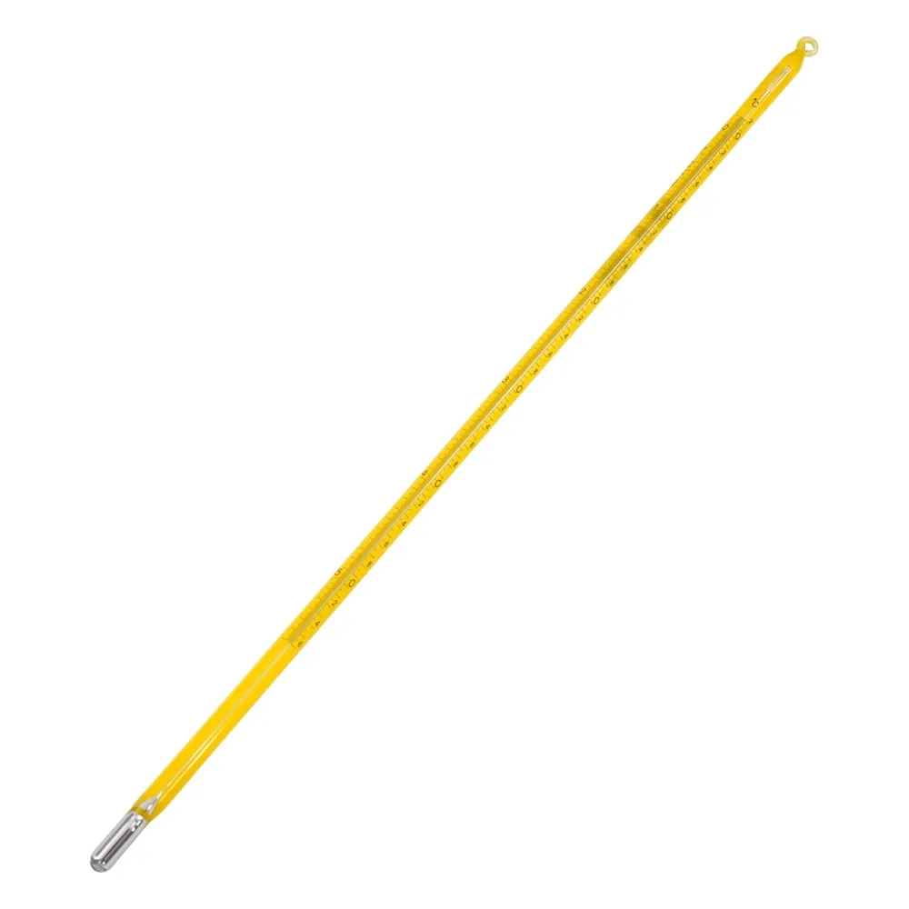 6-7702-01-29　Standard Thermometer (bar shape) No. 0 - 50 ~ 0 °C with Calibration Certificate
