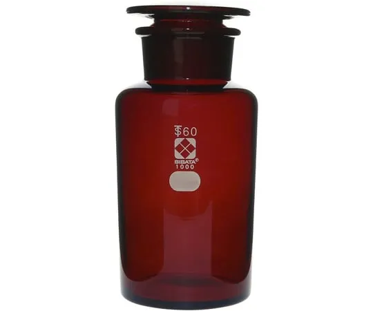 62-3786-36　Common Mating Wide Mouth Reagent Bottles Dark Brown 1000 mL 10 Pieces　017080-1000A