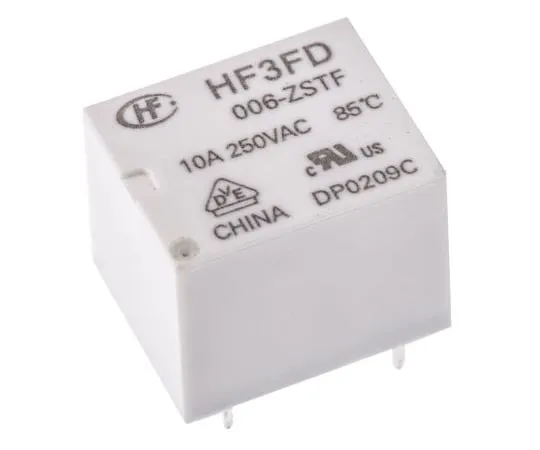 63-4631-86　RS PRO,6V直流线圈非锁定继电器SPDT,10A开关电流PCB单极安装　476-573