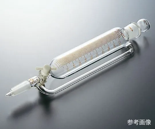 3-9605-01　平衡分离式漏斗 (特氟隆 (R) 带刻度) 50mL普通滑移　2158/01/01