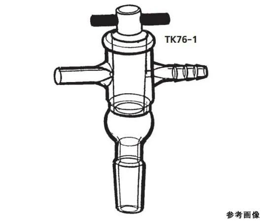 64-1065-48　连接用三向旋塞　TK76-1-1