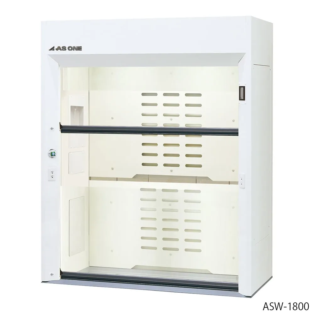 3-3909-21　Fume Hood (Walk-in Type) Deep 1200 x 980 x 2250 mm　ADW-1200