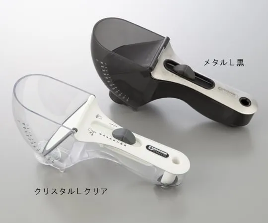 2-2457-01　测量勺子水晶透明　L