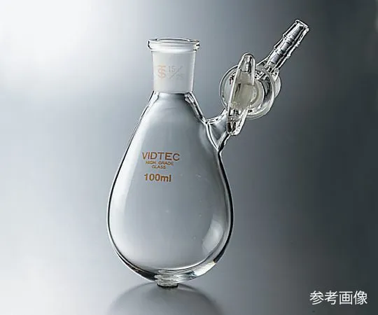 3-9587-01　茄子形状的Schrenk (F型玻璃吸管) 滑动15/25 50mL　7012/01/01