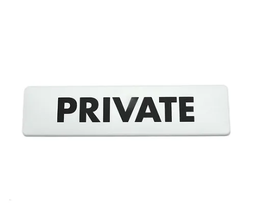61-7419-56 180 x 45公厘白色PRIVATE SAB1841-6