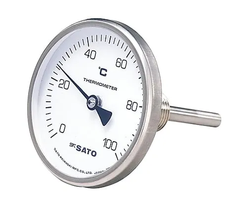 61-0096-53　双金属温度计2110-200 -100°C 50 mm　BM-T-75S