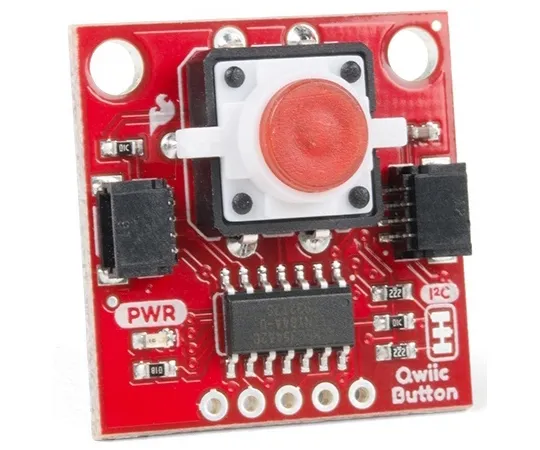 67-0420-09　SparkFun Qwiic Button - Red LED　BOB-15932