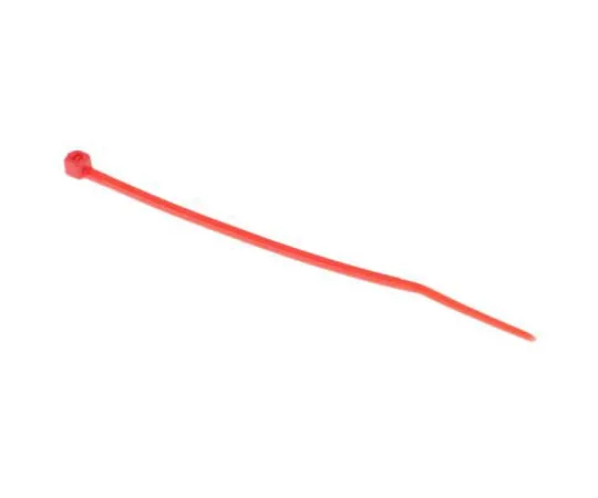 63-4592-47　RS PRO Red Cable Tie Nylon, 100 mm x 2.5 mm　233-207