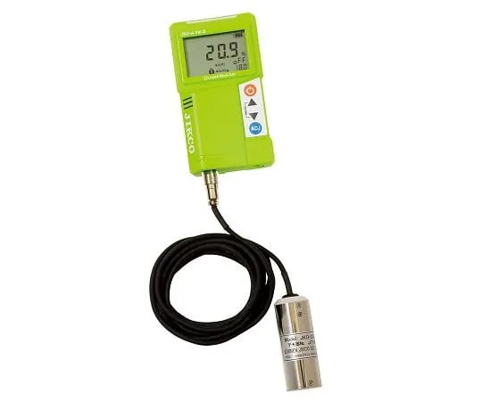 3-156-12　氧气监测器 (具有自动空气校正功能) ，传感器分离，便携式　JKO-AL3-K