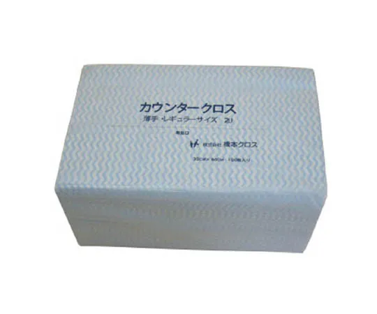62-3515-22　［Discontinued］Counter Cloth (Regular) Thin Blue (100 Sheets x 9 Bags)　S2UB