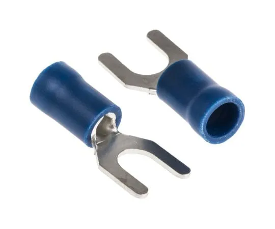 63-4641-66　RS PRO绝缘压痕铁锹连接器，1.5mm2至2.5mm2,16AWG至14AWG,M5柱尺寸乙烯基，蓝色　534-610