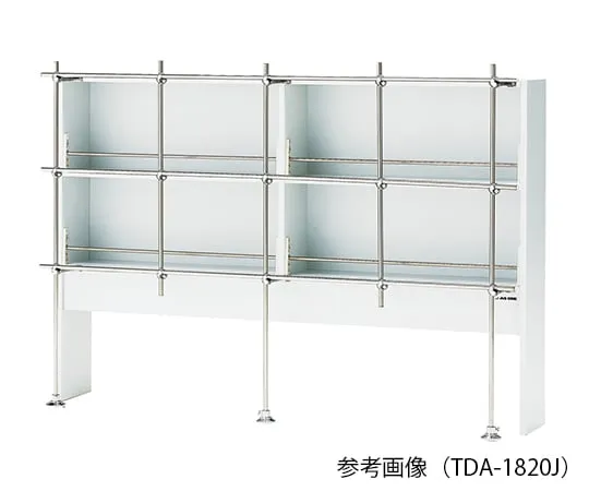 3-1357-11　试剂架 (单面型含Jungle) 900 x 310 x 1000 mm　TDA-920J