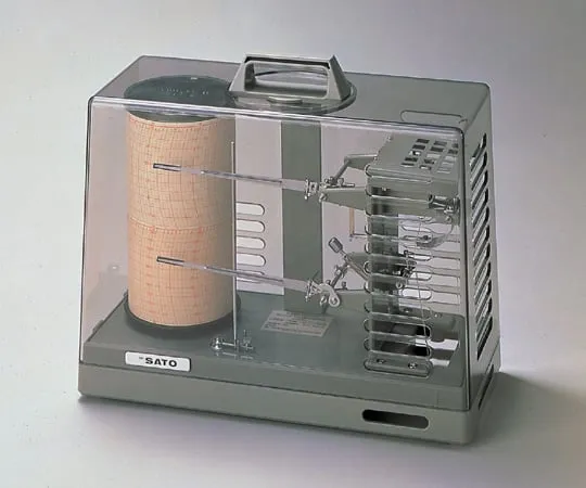 1-1014-02-57　Temperature and humidity recorder (hand-wound) with Chinese Calibration Certificate　7215-00