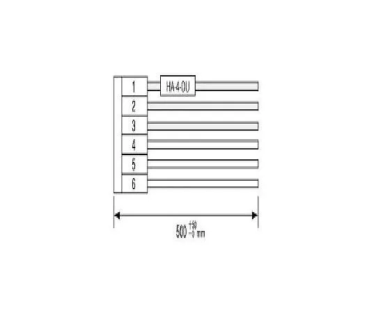 64-5664-74　Output Harness VS Series Length 500 mm　HA-4-OU