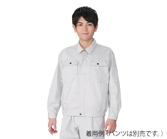 3-792-01 工作服银色S 80500-036-S