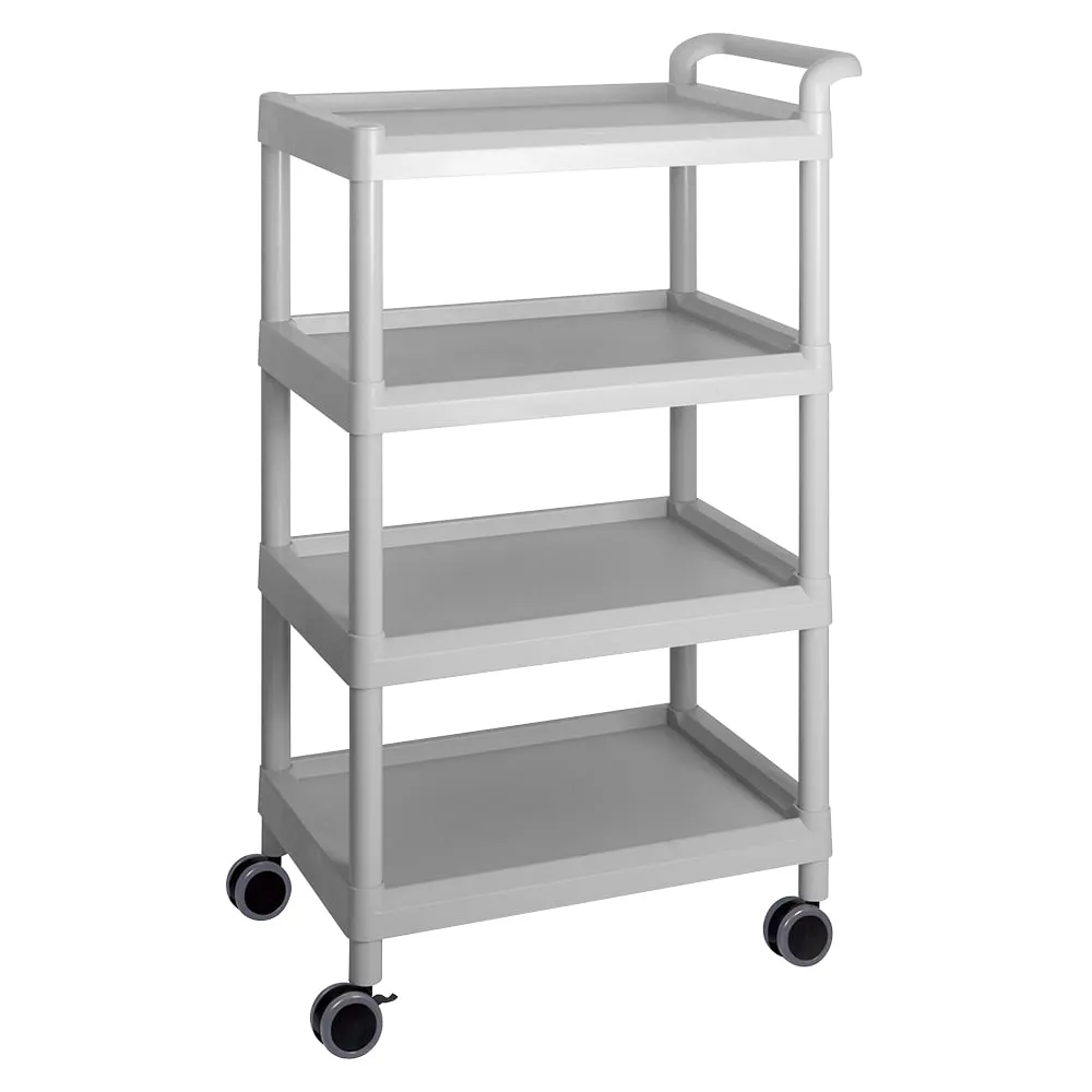 3-6643-05　Mobile Easy Cart (高挑/宽32) 灰色系4档　ME32E