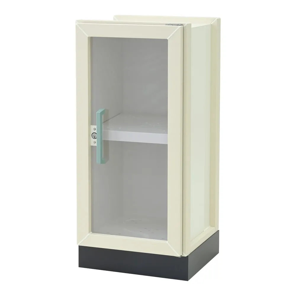 4-5592-01　PVC Chemical Cabinets (Shelf Load Bearing, Single Door Type) 455 x 432.5 x 1200 mm　PVCTSH1200