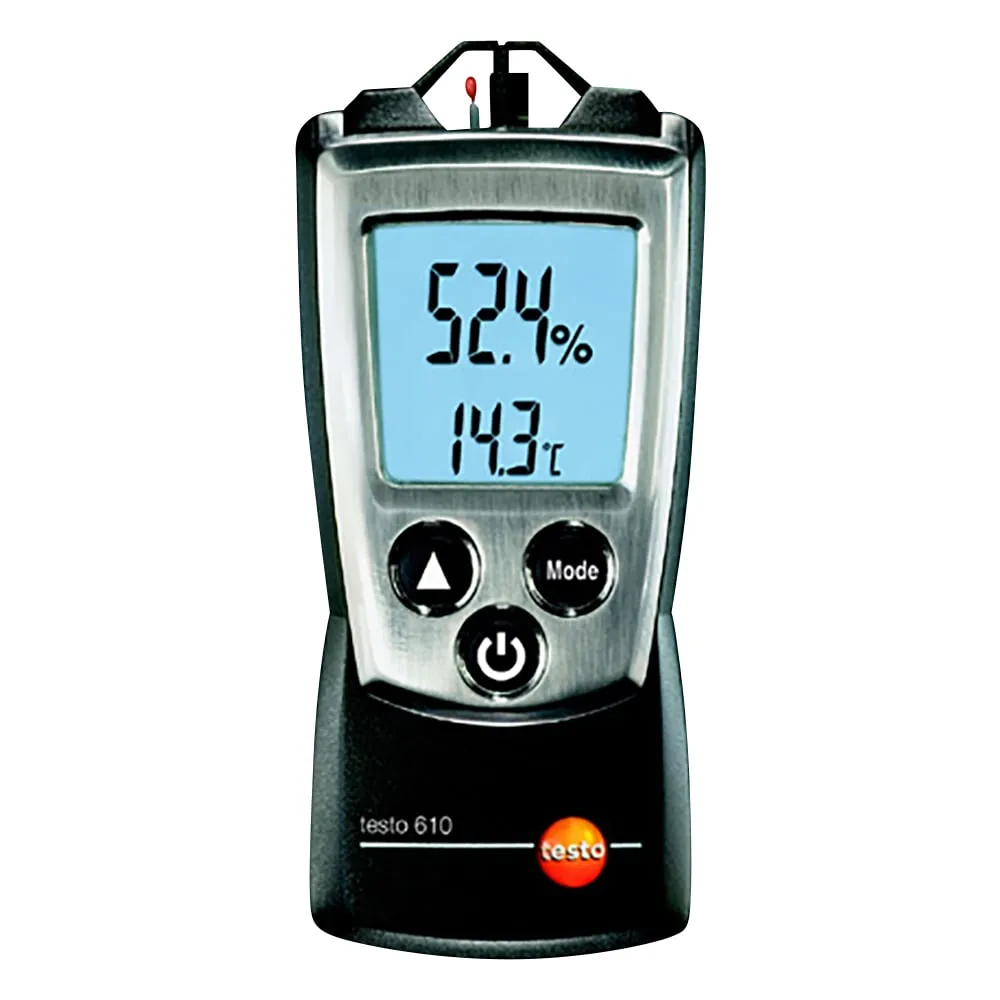 1-6444-01-20　Portable Thermo-Hygrometer Calibration Certaificate　testo610