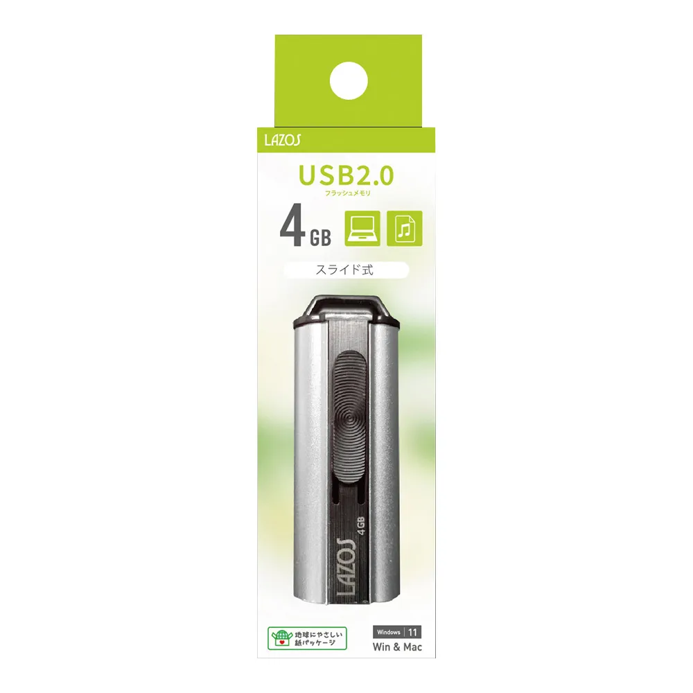 3-666-11　USB快闪记忆体4GB　L-US4