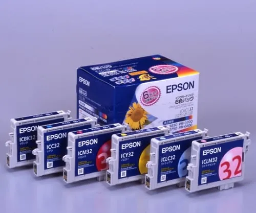 2-6995-72　Epson正版墨水匣IC6CL326种颜色　IC6CL32