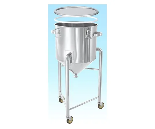 62-1370-33　脚20L聚四氟乙烯包装料斗式密封容器　HT-CTH-L-PTFE-30