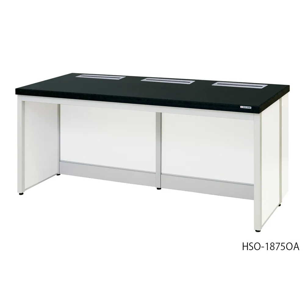 4-5541-01　Side Laboratory Table (Frame Type, With Power Tap Storage Space, Without Drawer) 600 x 750 x 800 mm　HSO-675OA