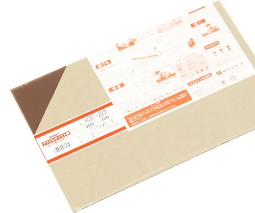 61-7417-25　丙烯酸铸板200 x 300 x 2 mm B烟雾　AC91-223