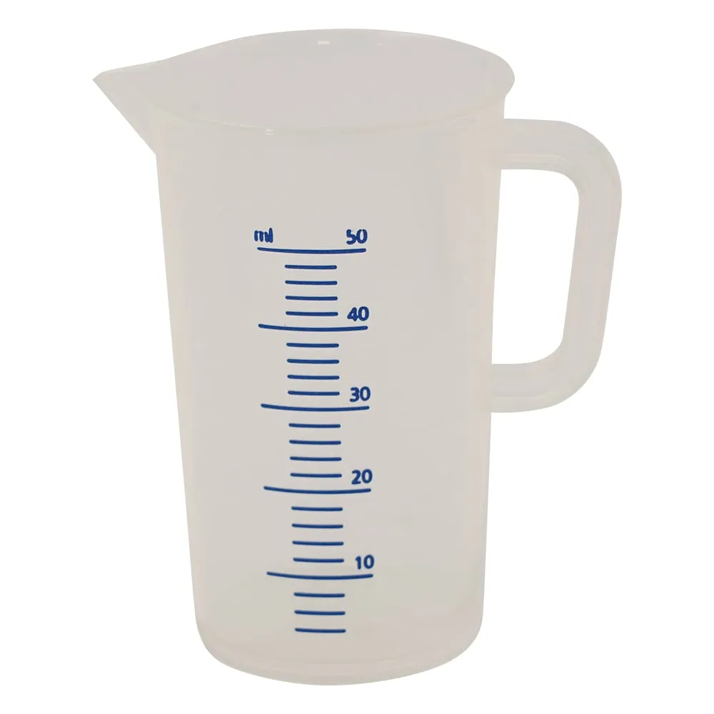 4-1624-01　Tall Measure Cup (含蓝色刻度) 50 mL　446081