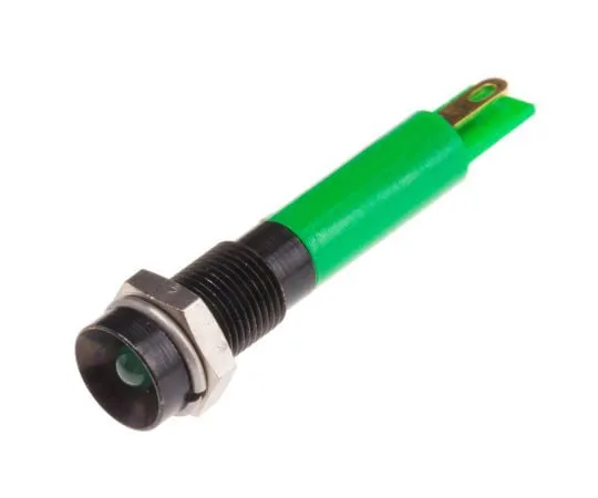 63-4585-35　RS PRO绿色指示器，12 V直流，6毫米安装孔尺寸，焊点终止　204-798