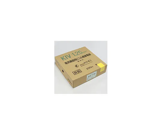 62-0519-68　设备用乙烯线KIV in A Box (0.75Sq外径2.8mm) Green　UBKIV0.75SQG