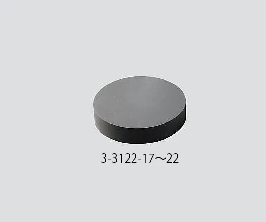 3-3122-17　［已停用］黑色铅板 (石墨板) 各向同性石墨产品 (石墨) φ50×1　CIP-50-1