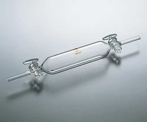 61-0053-42　气体取样容器(圆柱体，含玻璃螺塞) 100mL　CL0623-01-10