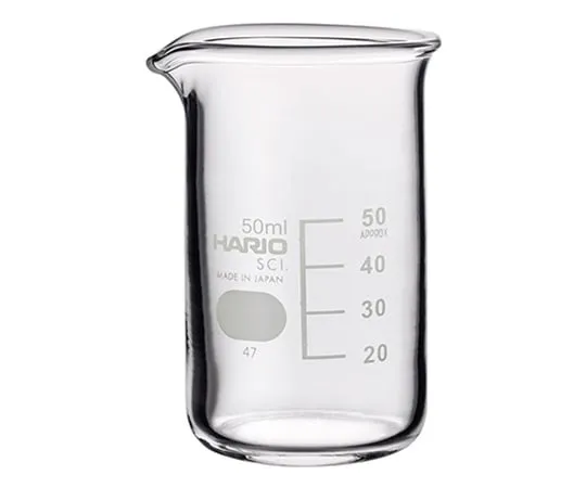 1-7116-01　高脚杯 (标准刻度) 50mL　TB-50-SCI