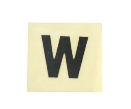 61-7398-14 字符印章黑色W 15毫米 CL15B-W
