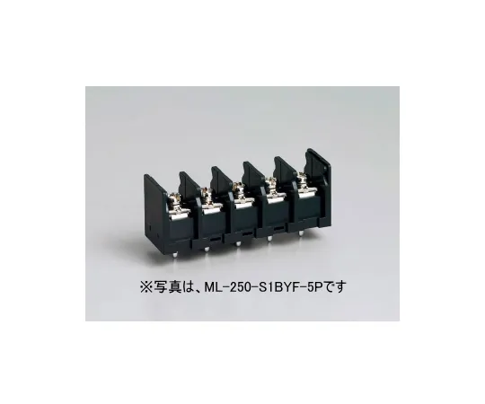 63-3129-42　Penetrating Terminal Block 2 Screws with 250 V -10 A square washers for printed circuit boards　ML-250-S1BYF-2P