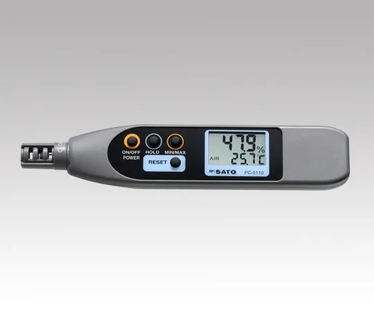 1-1873-01-56　Pen Type Thermo-Hygrometer with English Calibration Certificate　PC-5110