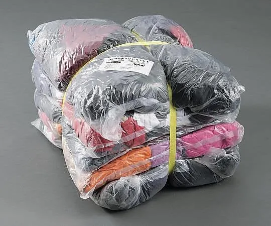 3-1868-01　暗色厚织废布暗色2kg×5包　W0263