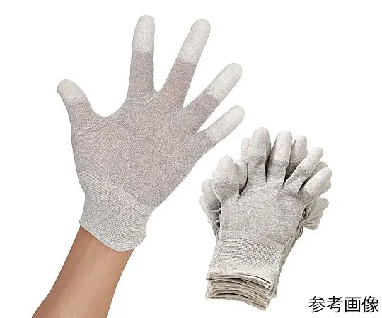 61-0482-07　ESD手套指尖外套低价格商品　F-66-S