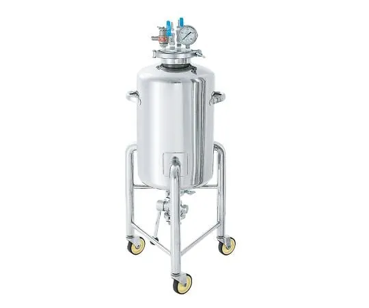 3-150-01　不锈钢加压容器 (带脚轮的加压装置) 10L　PCN-L-10-UT