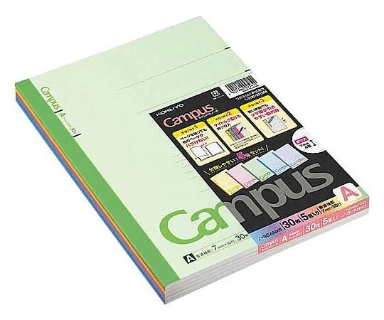61-0575-23　笔记型电脑彩色封面 (一般水平) 6号 (半B 5) 尺寸7公厘30页5份份组　ノ-3CANX5