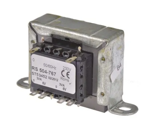 63-4636-75　RS PRO6VA2输出机箱安装变压器，6V交流　504-767