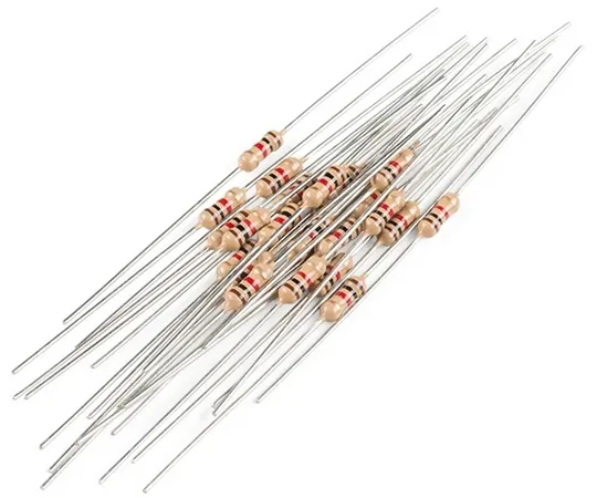 67-0425-51　Resistor 1K Ohm 1/4 Watt PTH - 20 pack (Thick Leads)　PRT-14492